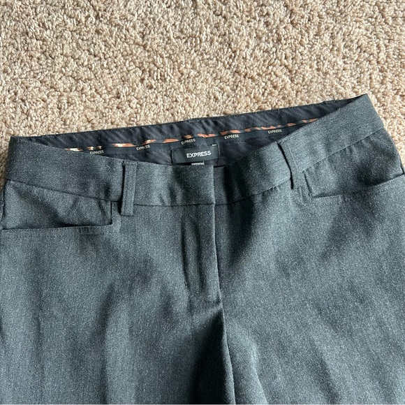 Express women's Ankle Dress Pants Gray Size 2 - Picture 2 of 12